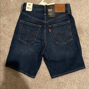 Levi's Dark Blue Jean Shorts for women